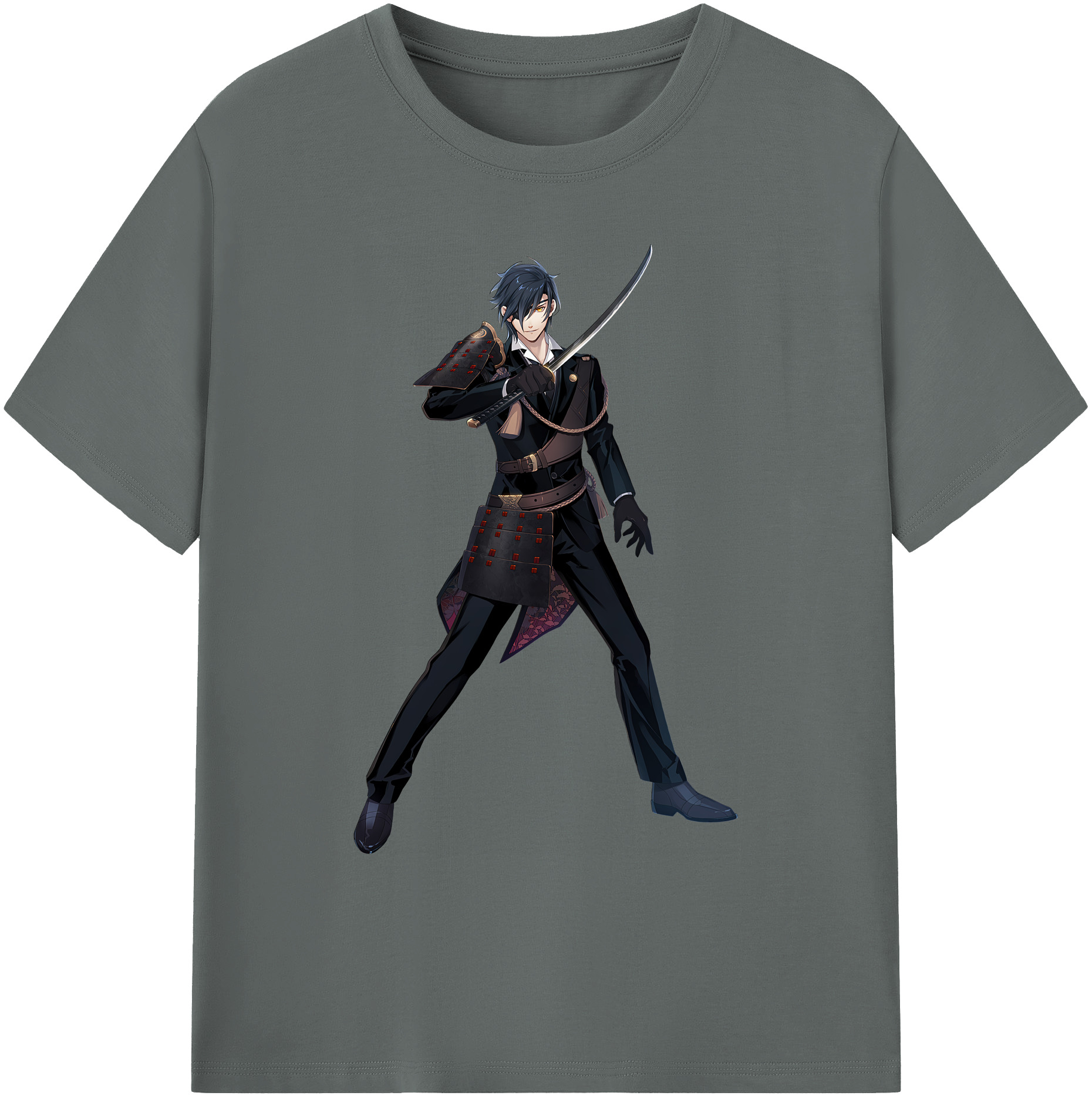 （画像用） 刀剣乱舞 Touken Ranbu 綿100％ メンズ半袖Tシャツ｜肌触りやわらか＆通気性